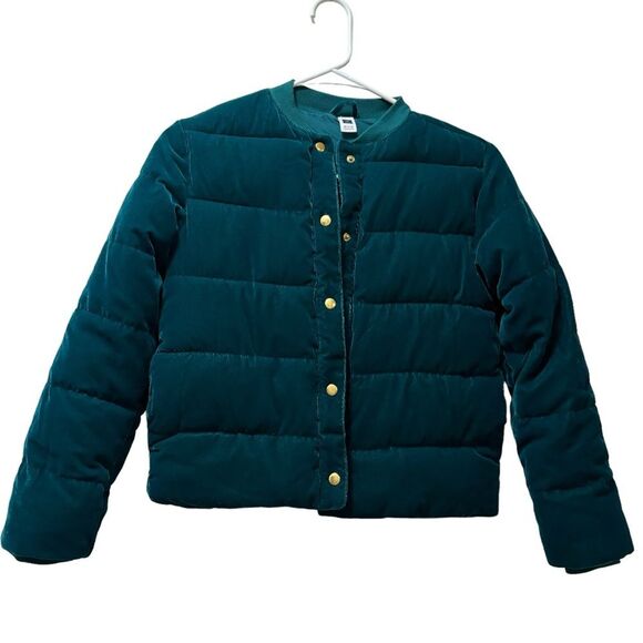 Kids Teal Puffer Jacket - Picture 2 of 6